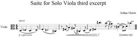 Suite for Solo Viola third excerpt 58-1'13